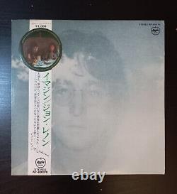 JOHN LENNON Imagine 1971 LP JAPAN FIRST PRESS OBI PROMO COMPLETE Beatles RARE