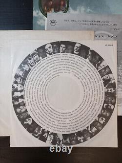 JOHN LENNON Imagine 1971 LP JAPAN FIRST PRESS OBI PROMO COMPLETE Beatles RARE