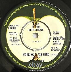 JOHN LENNON Imagine- Very Rare Original UK 7 Promo In Pic. Sleeve (Beatles)