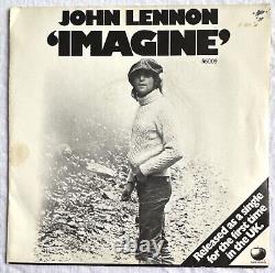 JOHN LENNON Imagine- Very Rare Original UK 7 Promo In Pic. Sleeve (Beatles)