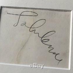 JOHN LENNON JSA LOA Autograph 1960s Card Signature Signed The Beatles