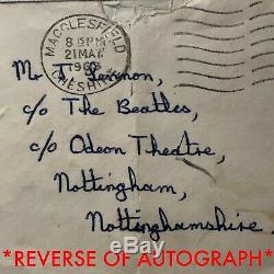 JOHN LENNON JSA LOA Autograph 1963 Envelope Signature Signed The Beatles