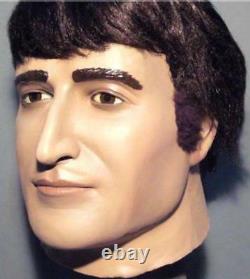 JOHN LENNON LATEX MASK - Costume Prop The Beatles Fab Four Cosplay Halloween