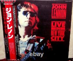 JOHN LENNON Live in New York City 1986 Japan WL PROMO Lp withObi/lyrics Beatles