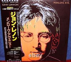 JOHN LENNON Menlove Ave 1986 Japan PROMOTIONAL Lp withObi/inserts BEATLES