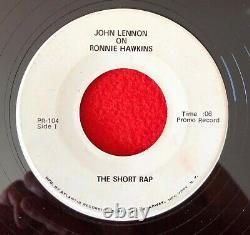 JOHN LENNON ON RONNIE HAWKINS The Long & Short Rap Atlantic PR-105 VG