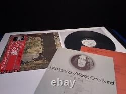 JOHN LENNON Plastic Ono BandSelf-TitledLp Japan-Obi-NM Vinyl Beatles Imagine