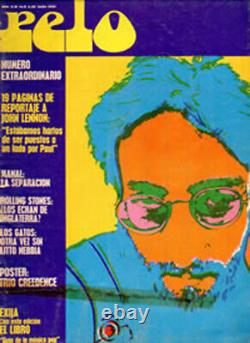 JOHN LENNON THE BEATLES Pelo Magazine # 14 Argentina 1971