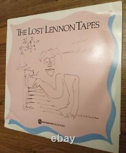 JOHN LENNON THE LOST LENNON TAPES ROCK DOUBLE LP Radio Promo Beatles original