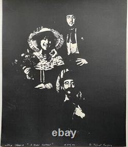 JOHN LENNON Triple Portrait Signed Limited Print / Sanford Sandy Kreger Beatles