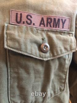 JOHN LENNON US ARMY VINTAGE VIETNAM SHIRT JACKET BEATLES SIZE LARGE 16 1/2 x 32 JOHN LENNON US ARMY VINTAGE VIETNAM SHIRT JACKET BEATLES SIZE LARGE 16 1/2 x 32