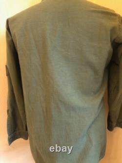 JOHN LENNON US ARMY VINTAGE VIETNAM SHIRT JACKET BEATLES SIZE LARGE 16 1/2 x 32