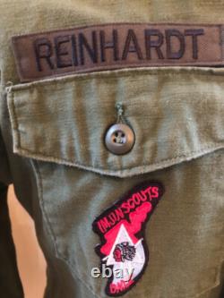 JOHN LENNON US ARMY VINTAGE VIETNAM SHIRT JACKET THE BEATLES LARGE 16 1/2 x 32 JOHN LENNON US ARMY VINTAGE VIETNAM SHIRT JACKET THE BEATLES LARGE 16 1/2 x 32