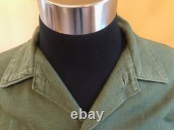 JOHN LENNON US ARMY VINTAGE VIETNAM SHIRT JACKET THE BEATLES LARGE 16 1/2 x 32