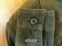 JOHN LENNON US ARMY VINTAGE VIETNAM SHIRT JACKET THE BEATLES LARGE 16 1/2 x 32