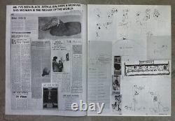 JOHN LENNON YOKO ONO Everson 1971 Exhibition Catalog/Floor Map + Program BEATLES