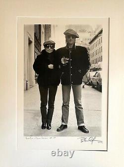 JOHN LENNON YOKO ONO NYC December 1980 RARE Original photograph signed BOB GRUEN