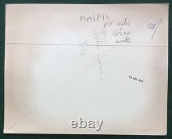 JOHN LENNON & YOKO ONO Orignal 1974 8x10 Promotional Press Photo