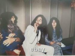 JOHN LENNON & YOKO ONO SMOKING WEED, Rare Photo, APR $10K Value