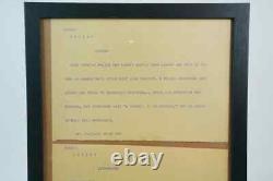 JOHN LENNON ass telegram ORIGINAL historical document THE BEATLES MT
