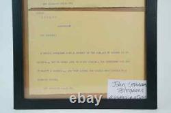 JOHN LENNON ass telegram ORIGINAL historical document THE BEATLES MT