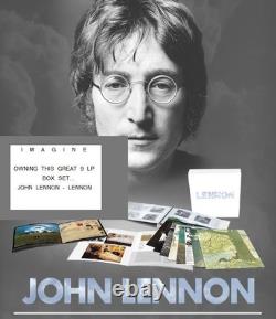 JOHN LENNON of THE BEATLES 9 LP HEAVYWEIGHT AUDIOPHILE VINYL BOXSET