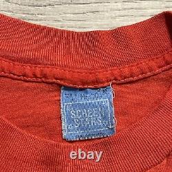 JOHN LENNON vtg rock-star self portrait tee shirt M 80's The Beatles