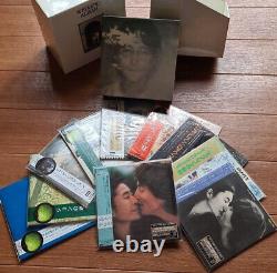 John Lennon 10 Titles Set Mini LP CD + 2 Promo Boxes Paper Sleeve Obi Japan 2007