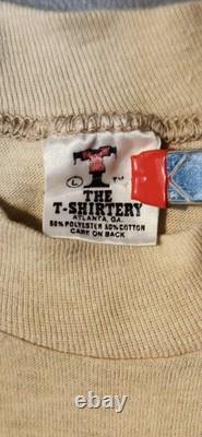 John Lennon 1940-1980 Memorial T-Shirt Strawberry Fields Forever Vtg L Beatles