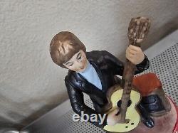 John Lennon 1940-1980 Music Box Sitting Porcelain plays Imagine Vintage Beatles