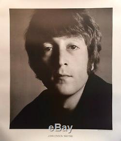 John Lennon 1940-1980 Richard Avedon Unsigned Original Poster Photo Beatles Mint