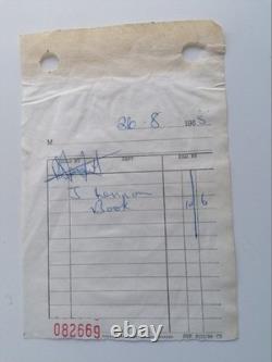 John Lennon 1965 Uk A Spaniard In The Works With Receipt & Orig Bag