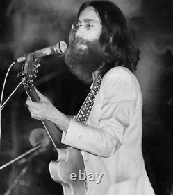 John Lennon 1969 Owned and Beatles Stage Used Guitar Strap From Sam Green