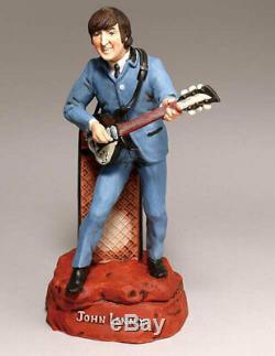John Lennon 1981 vintage figure maquette music box and whiskey bottle (Beatles)