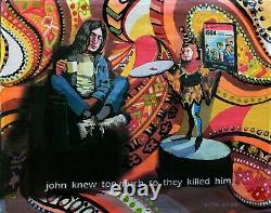 John Lennon, 1984' Beatles-art- artist (KATA BILLUPS) has famous collector LIST