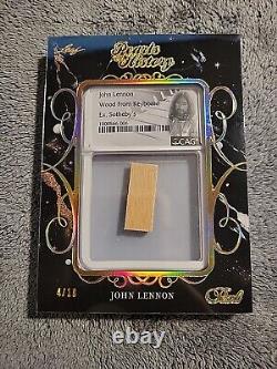 John Lennon 2024 Leaf Pop Century Pearls Of History Keyboard Wood 4/10 BEATLES