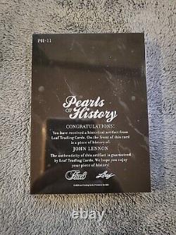 John Lennon 2024 Leaf Pop Century Pearls Of History Keyboard Wood 4/10 BEATLES