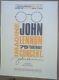 John Lennon 75th Birthday Concert Poster 12/5/15 Madison Square Garden #419/1986