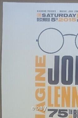 John Lennon 75th Birthday Concert Poster 12/5/15 Madison Square Garden #419/1986