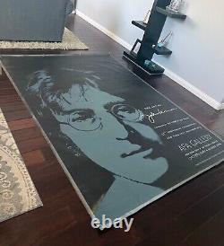 John Lennon AFA Gallery Huge BANNER art of display Beatles Yoko Ono-Approved