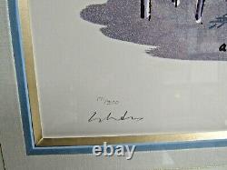 John Lennon-A Cat Purring-Signed By Yoko Ono-Ltd. Edition 171/300-Matted BEATLES