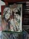 John Lennon And Paul McCartney Original Oil Painting On Canvas beatles