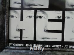 John Lennon And Yoko Ono This Is Not Here Museum Poster 1971