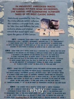 John Lennon Anthology 1998 4 CD Box Set 94 Unreleased Songs New Sealed Beatles