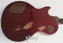 John Lennon Autographed 1976 Gibson Les Paul Deluxe Wine Red Guitar Beatles Psa