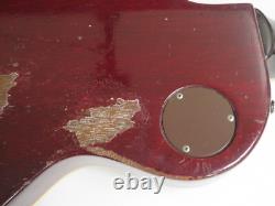 John Lennon Autographed 1976 Gibson Les Paul Deluxe Wine Red Guitar Beatles Psa