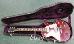 John Lennon Autographed 1976 Gibson Les Paul Deluxe Wine Red Guitar Beatles Psa