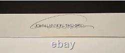 John Lennon Avedon Signed Poster Photograph Photo Signed 27 x 31 LARGE