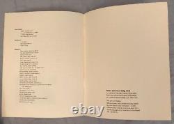 John Lennon (BEATLES) BAG ONE Nordless Galleries Art program 1970 + Bag One OOP