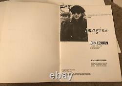 John Lennon (BEATLES) BAG ONE Nordless Galleries Art program 1970 + Bag One OOP